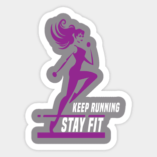 Stay Fit Sticker